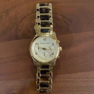 Michael Kors two tone watch - Gold and Tortoise